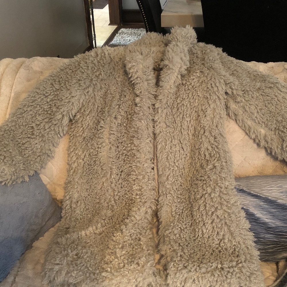 Wild Fable Gray Teddy Jacket